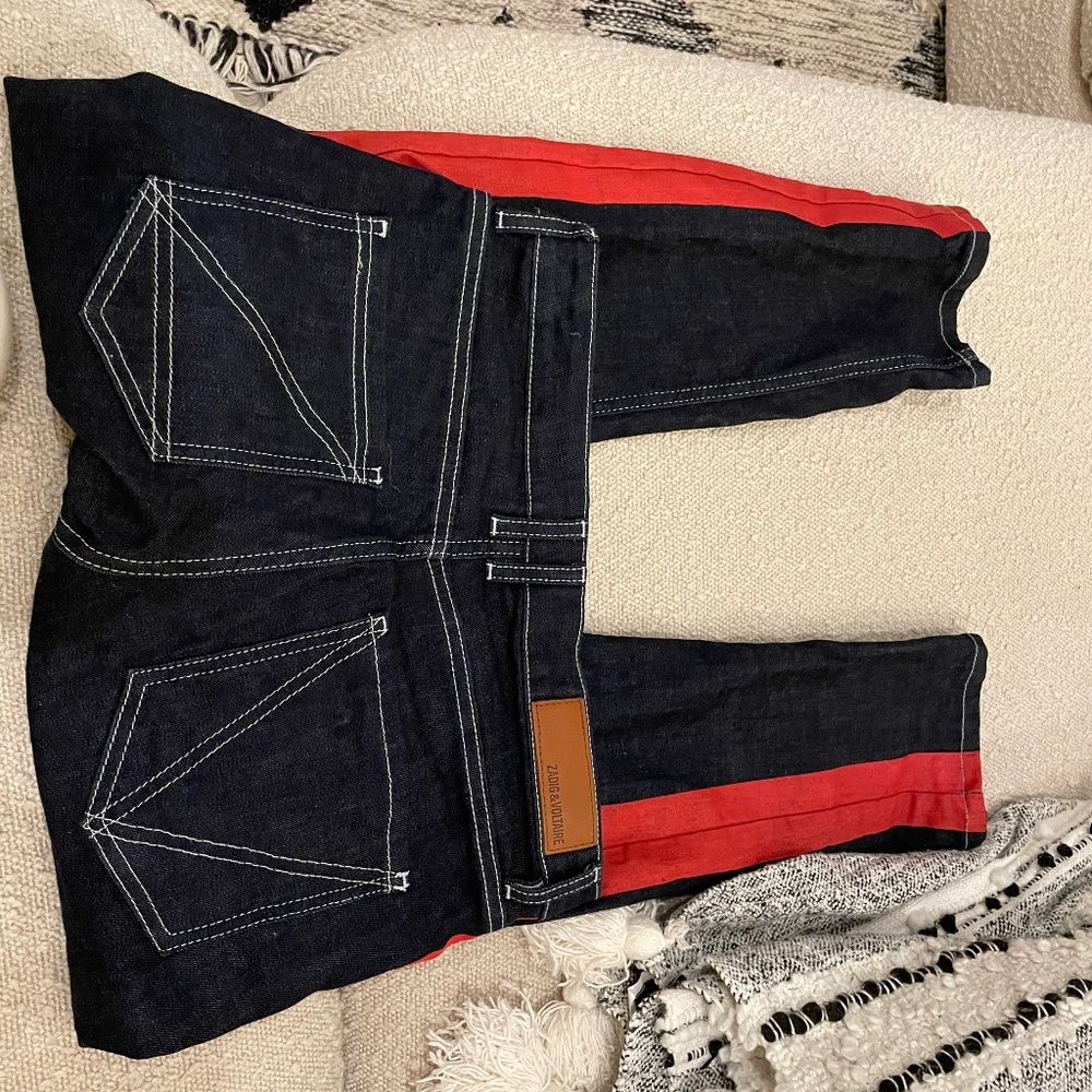 Zadig and Voltaire side striped jeans